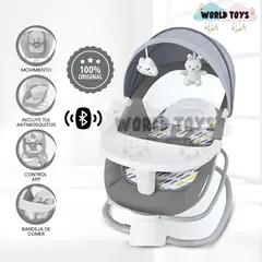 BABY - Mecedora Plegable Eléctrica para Bebés «DOLLY II» Gray
