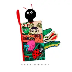 GENERICO - LIBRO DE TEXTURAS ANIMALES - JUEGO DIDÁTICO