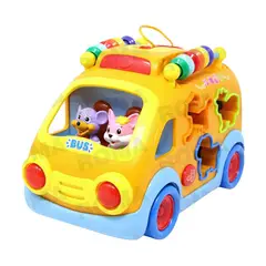 GENERICO - BUS MUSICAL CON FIGURAS HOLA - JUEGO DIDÁTICO