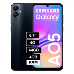 SAMSUNG - Galaxy A05 64GB 4GB RAM NEGRO