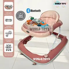 BABY - Andador Musical Plegable con Bluettoth «RUDDER» Melón