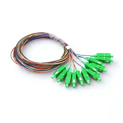 OEM - Fibra Optica Pigtail SC/APC 12 cores 0.9mm 1M Pack 2 unid