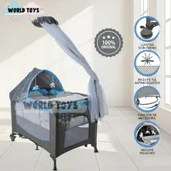 BABY - Cuna Corral de Lujo «FIYI II» Edición Limitada Blue