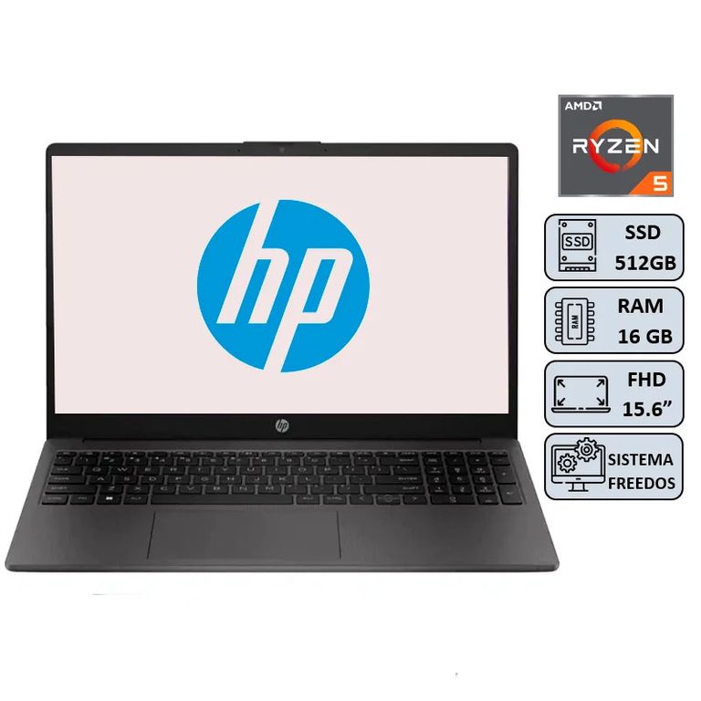 LAPTOP 255 G10 R5-7520U/16GB/512GB/15.6"/FREEDOS