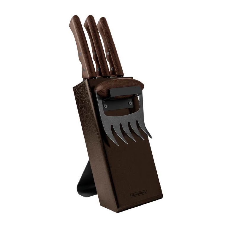 Kit Para Asado Churrasco Acer inox 5 Piezas