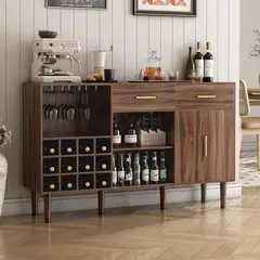 TU MESITA - Mueble de Bar Moderno con Porta Vinos & Copas Catania