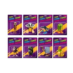 GENERICO - Set 8 Figuras 12.5 cm Brainrot Tralalero Tralala Serie 3