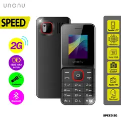 UNONU - CELULAR BASICO SPEED 2G DUAL SIM - NEGRO