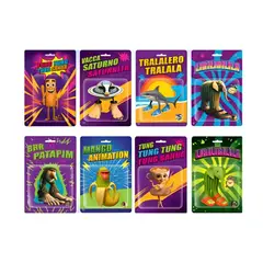 GENERICO - Set 8 Figuras 12.5 cm Brainrot Tralalero Tralala Serie 1