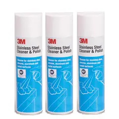 3M - Limpiador y Abrillantador Acero Inoxidable 600gr x3unides