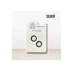SPACE - Mica de Cámara para iPhone 13 AR + AF color silver antirreflejo