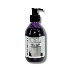 FLOWER SECRET - Shampoo Matizador Color Gris Plateado 300ml
