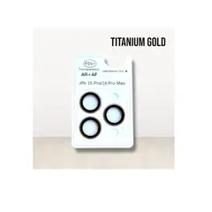 SPACE - Mica de Cámara para iPhone 16 promax AR + AF color gold antirreflejo