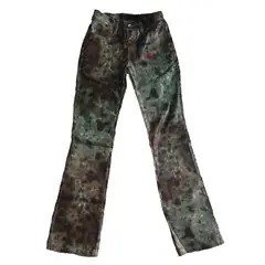 GENERICO - Pantalon Boot Cut Camuflado Militar Mujer Talla 27