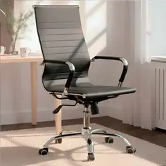 KOMSUM - Silla de Oficina Ejecutiva Base de Acero Cannes