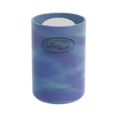 DR BROWNS - Funda Biberón De Vidrio 4 oz. Azul Brilla
