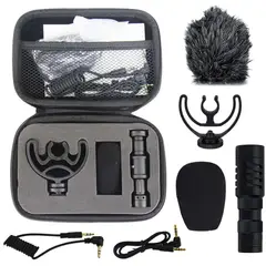 ASTRID - Micrófono Cañon Cardioide Prof Estuche Cámara Celular
