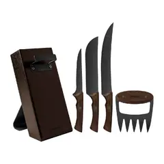 TRAMONTINA - Kit Para Asado Churrasco Acer inox 5 Piezas