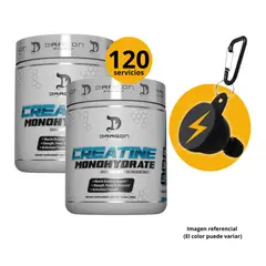 DRAGON - CREATINAS PHARMA DE 300gr 2und - CREATINAS MONOHIDRATADAS CON PORTASUPLEMENTOS