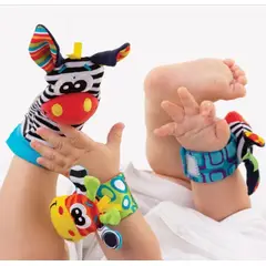 GENERICO - Pack de sonajeros para muñeca y pies de bebés