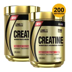 LEVEL PRO - CREATINAS DE 500gr 2und - CREATINAS MONOHIDRATADAS