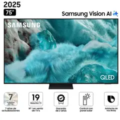 SAMOA - Televisor Samsung QLED 75 Visión AI Smart TV QN75Q7F5AGXPE - Nuevo 2025