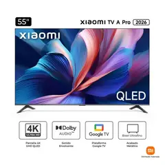 XIAOMI - Televisor 55" Smart TV QLED, 4k Ultra HD, A PRO 2026
