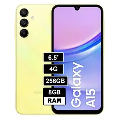 SAMSUNG - A15 256GB 8GB RAM AMARILLO