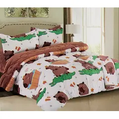 MINGDA - Set Edredón Kids Piel de Angel + Sabanas + Fundas 5 piezas Calidad