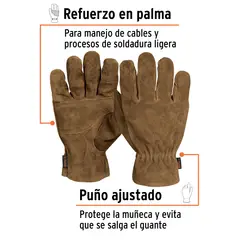 TRUPER - Guantes De Carnaza Para Uso Industrial 14289