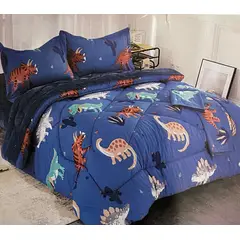 MINGDA - Set Edredón Kids Piel 1.5 pz de Angel + Sabanas + Fundas 5 piezas