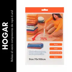 GENERICO - 1 Bolsa al vacío compresoras de ropa