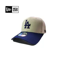 GENERICO - GORRA NEW ERA AZUL CON CREMA LOS ANGELES