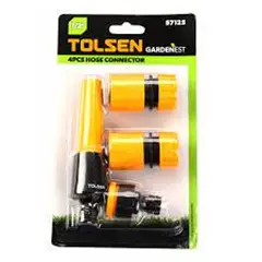 TOLSEN - Juego de Conectores de Manguera de 4 piezas - 57171
