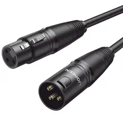 UGREEN - Cable Micro XLR Canon Macho a Hembra 5m Plug & Play AV130 20712