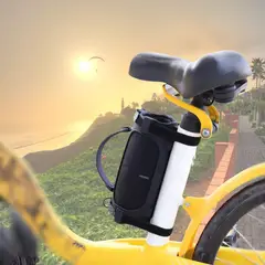 GENERICO - FUNDA PROTECTORA DE SILICONA PARA JBL CHARGE 6 - HOLDER - NEGRO