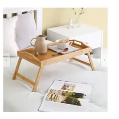 GENERICO - Bandeja de Desayuno Bambú 45 cm x 25 cm