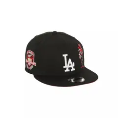 NEW ERA - Gorra 9Fifty Los Angeles Dodgers MLB Black And Pink Patch
