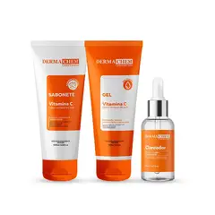 GENERICO - Kit SkinCare Brasilero DermaChem Limpia-Aclara-Hidrata-Ilumina