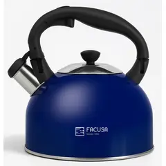FACUSA - Tetera de 3 litros Azul con Silbador - 100% Garantia