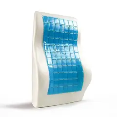 BENICE - COJIN LUMBAR VISCOELASTICO CON GEL FRIO Y MALLA