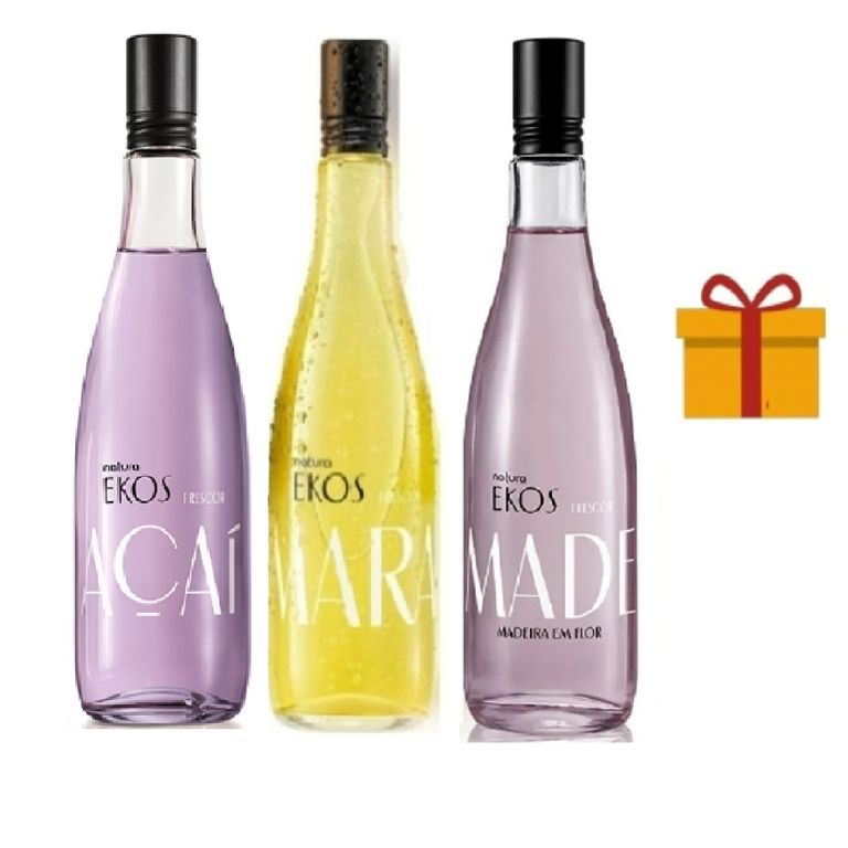 Frescor Ekos maracuya + acai + madeira en flor y regalo