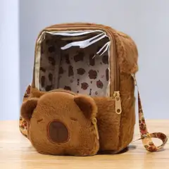 GENERICO - Bolso morral Capibara transparente