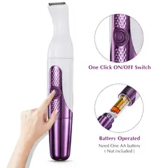 GENERICO - Depiladora Facial+ Cejas Y Patillera 6 En 1