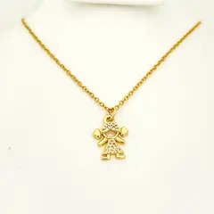 GENERICO - Collar acero dije niña