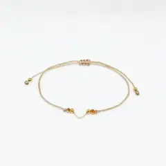 GENERICO - Pack 12 Pulseras con Corazón Nácar - Jana