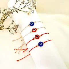 GENERICO - Pack 12 Pulseras Surtidas Ojo Turco - Yrene