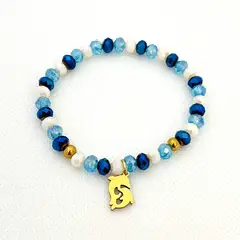 GENERICO - Pulsera Muranos y Acero - Bryana