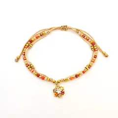 GENERICO - Pulsera Regulable Muranos y Acero - Mía