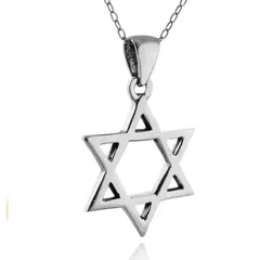 GENERICO - Collar Colgante Estrella de David Hombre